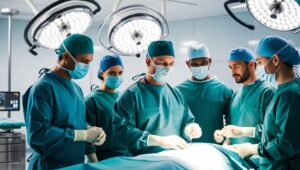 orthopaedic surgery - surgeon and his team