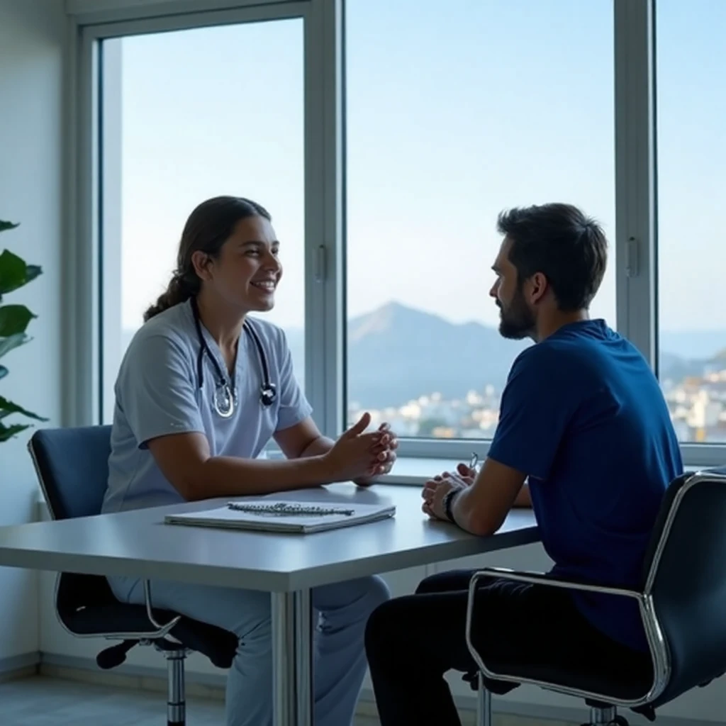 cape town orthopaedic surgeon consulting with patient