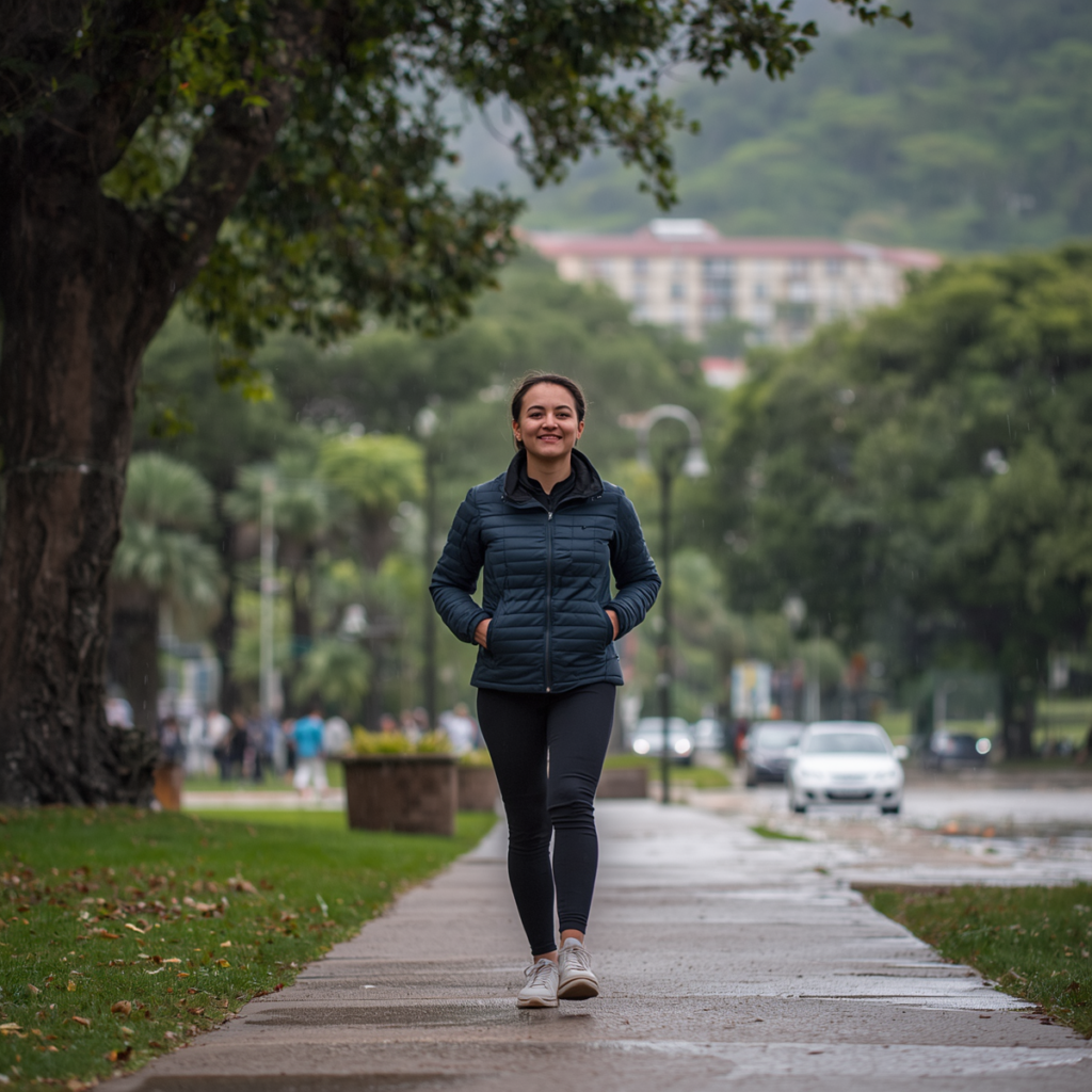 knee specialist - walking in a park after knee recovery